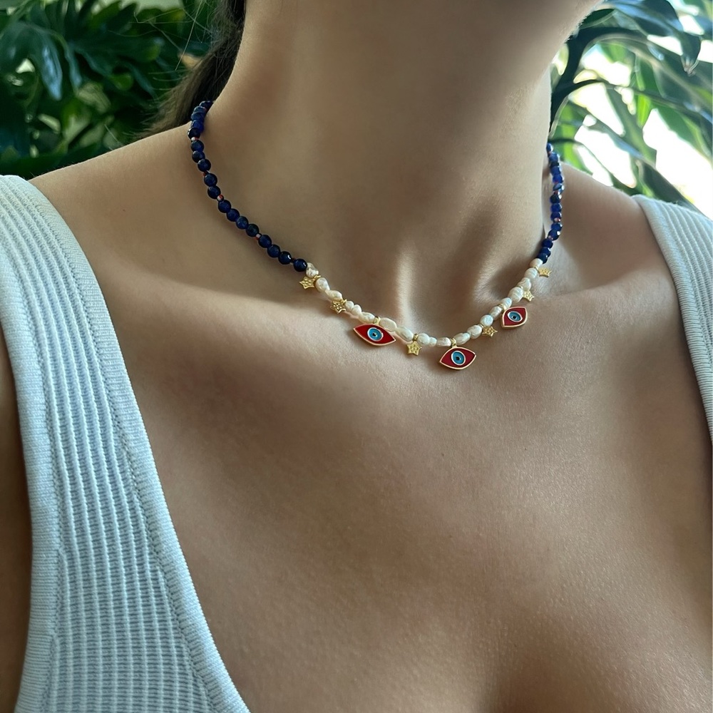 Evil eye necklace